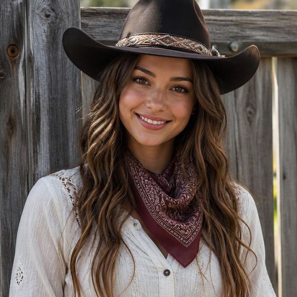 Ava R. cowboy souvenir photo