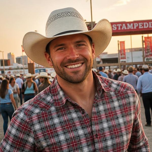 The Calgary Crew cowboy souvenir photo