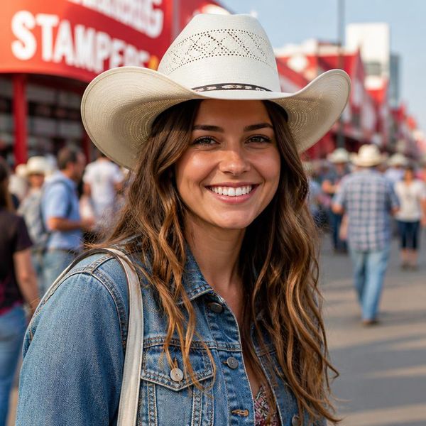 Sarah M. cowboy souvenir photo