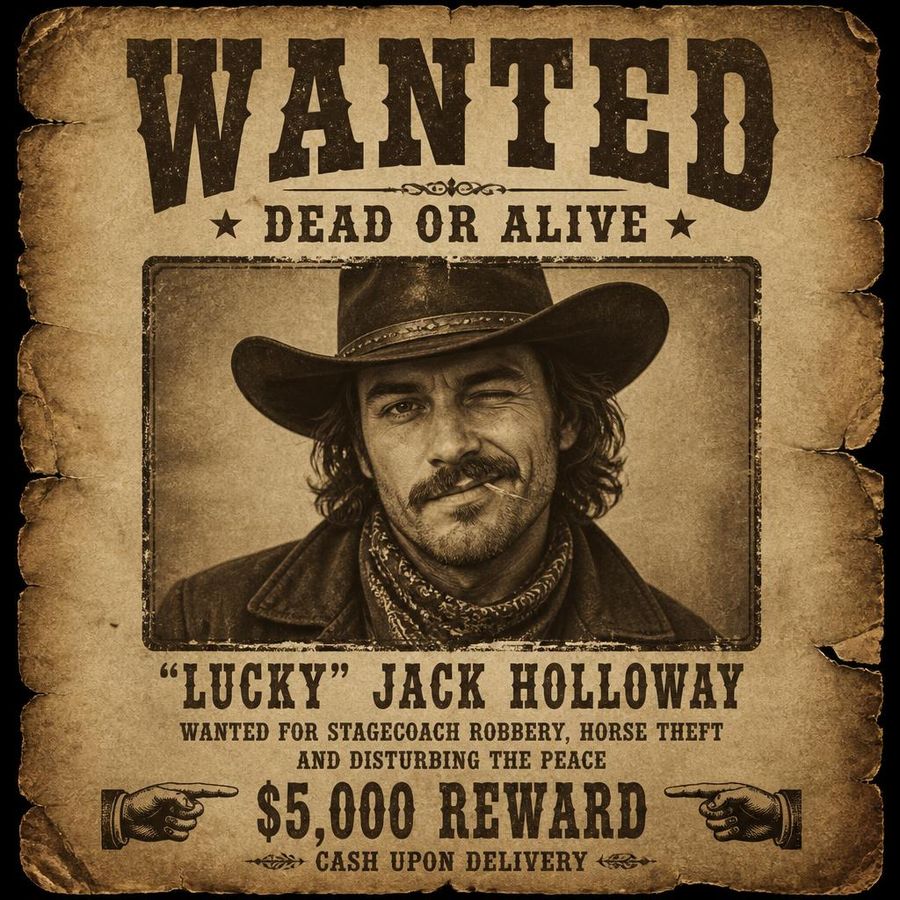 Funny Wanted Poster